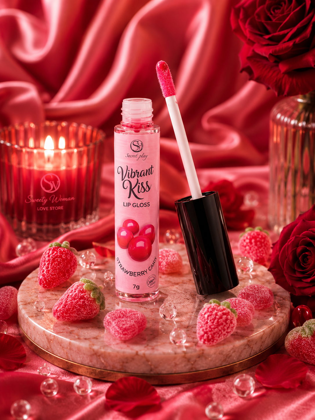 Gloss Vibrator Fraise